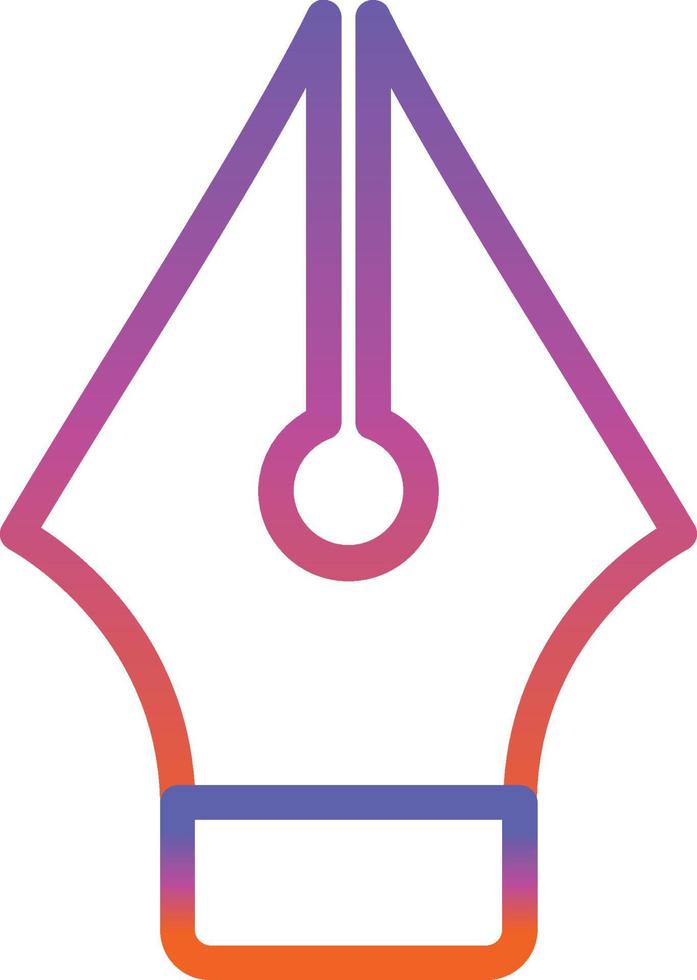 Pen Nib Vector Icon Design