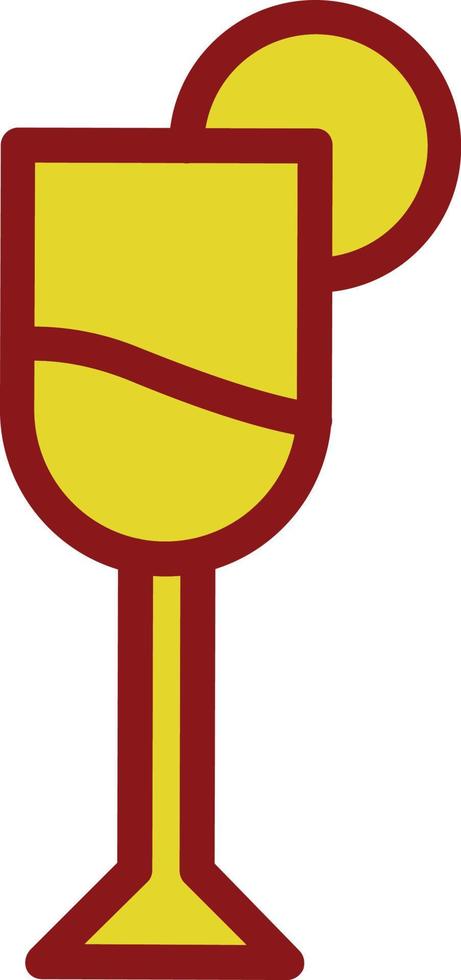Glass Martini Vector Icon Design