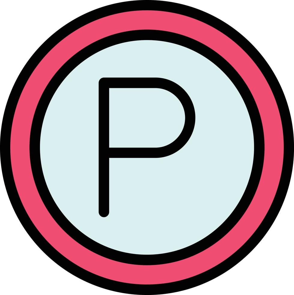 Parking Vector Icon Design