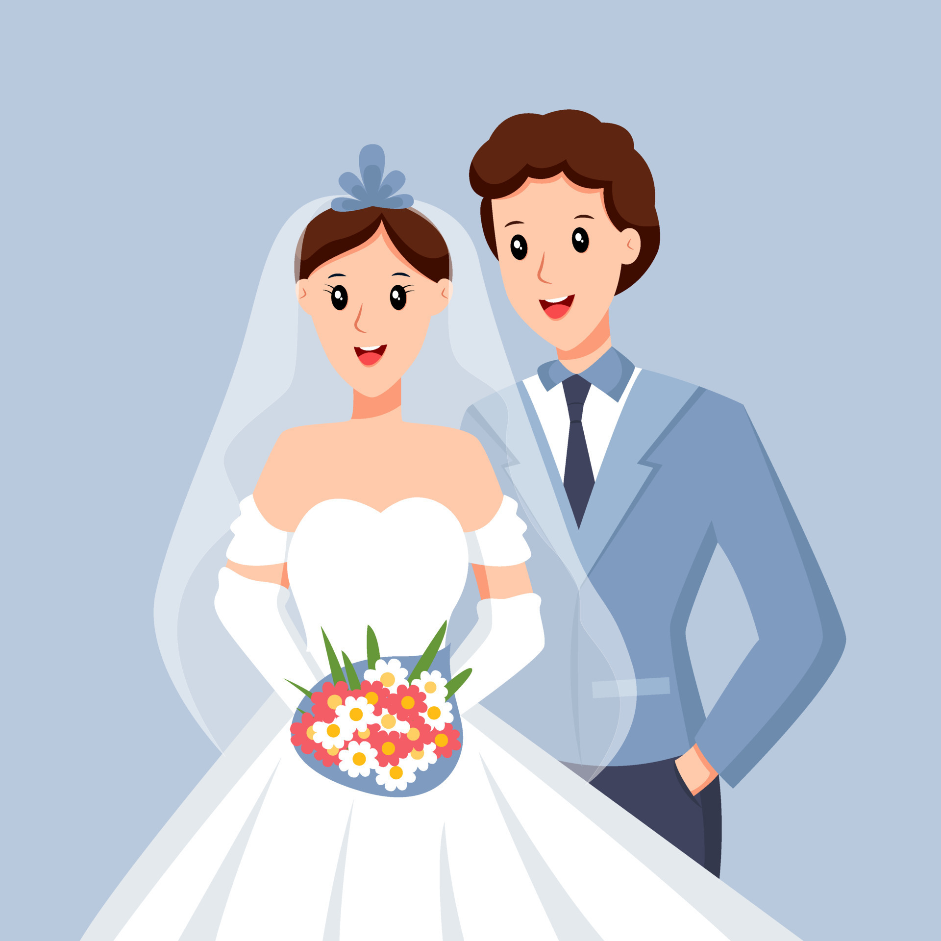 Bride and Groom Wedding Character Design Illustration 14977687 Vector Art at Vecteezy Bride and Groom Wedding Character Design Illustration 14977687 Vector Art at Vecteezy
