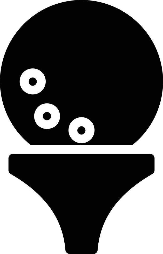 Golf Ball Vector Icon Design