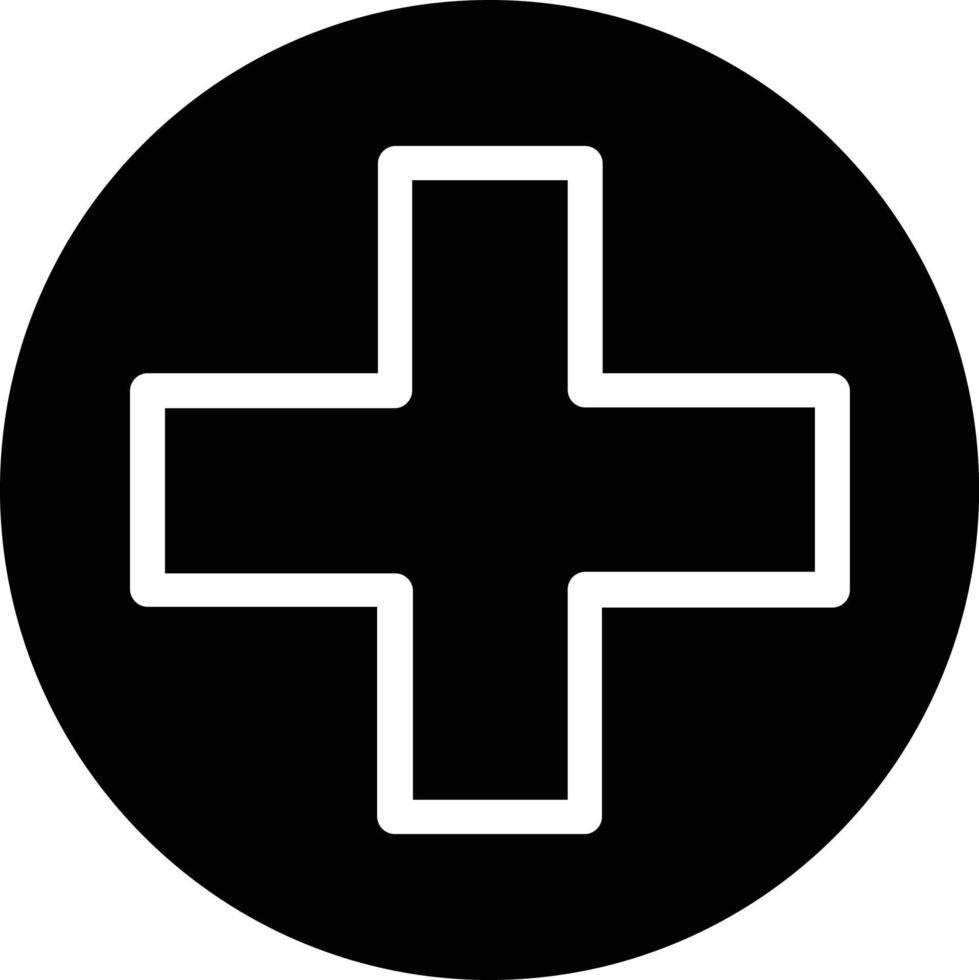 Plus Circle Vector Icon Design