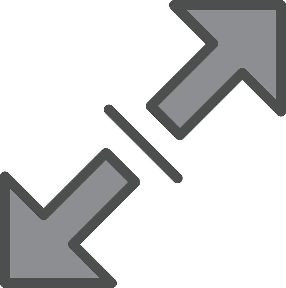 Expand Alt Vector Icon Design
