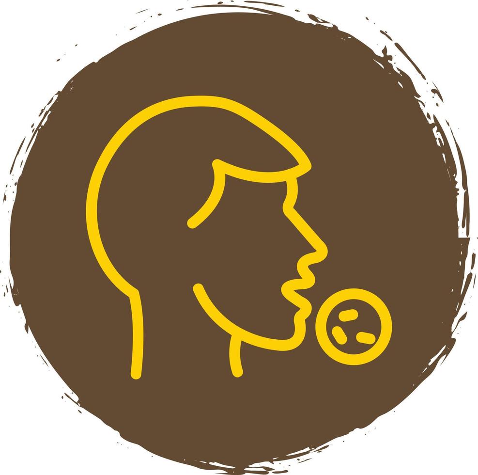 Head Side Virus Vector Icon Design
