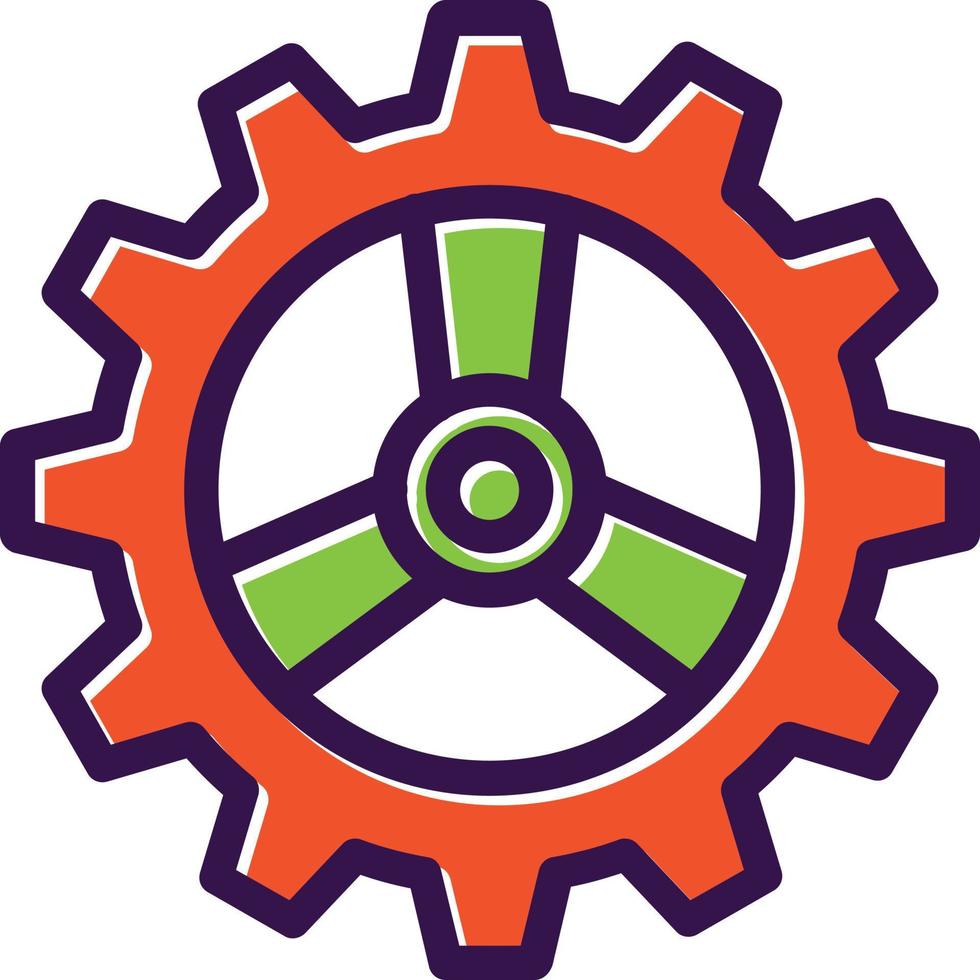 Cog Vector Icon Design