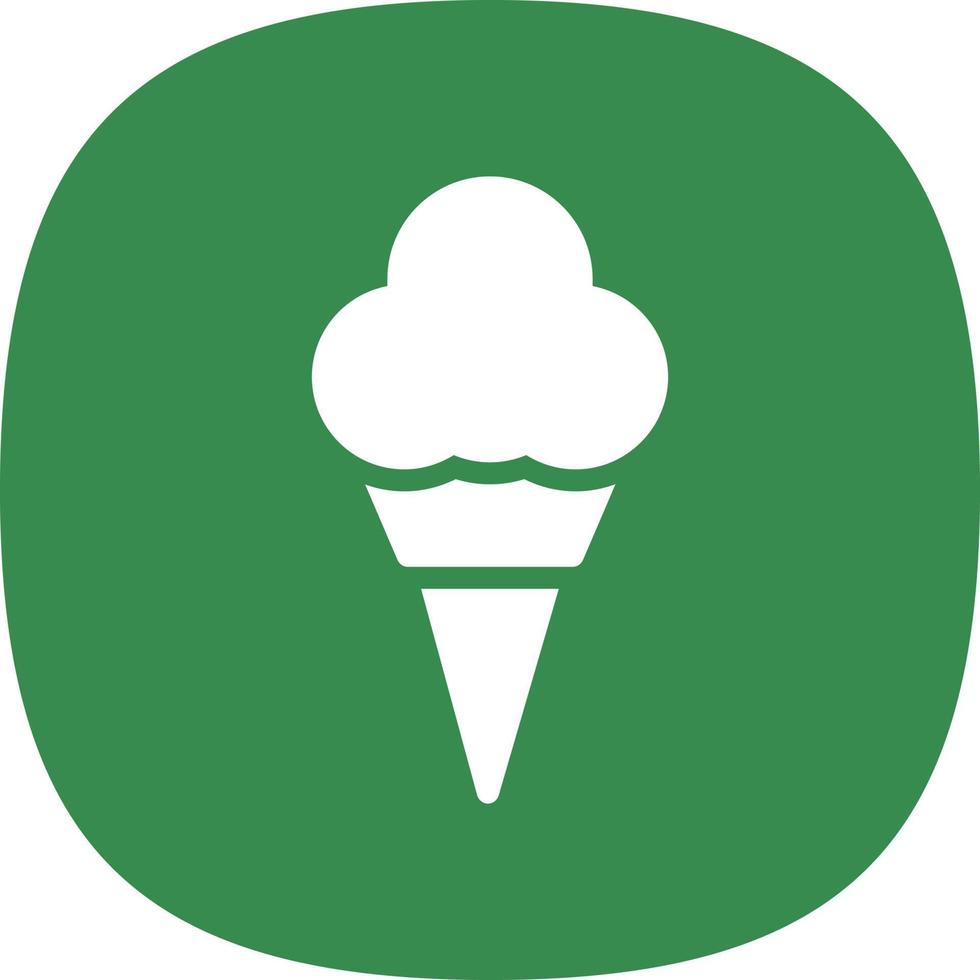 Ice Cream Vector Icon Design