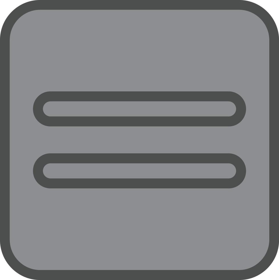 Equals Vector Icon Design