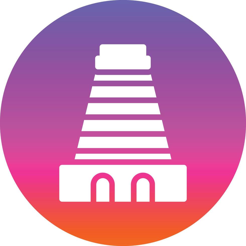 Gopuram Vector Icon Design