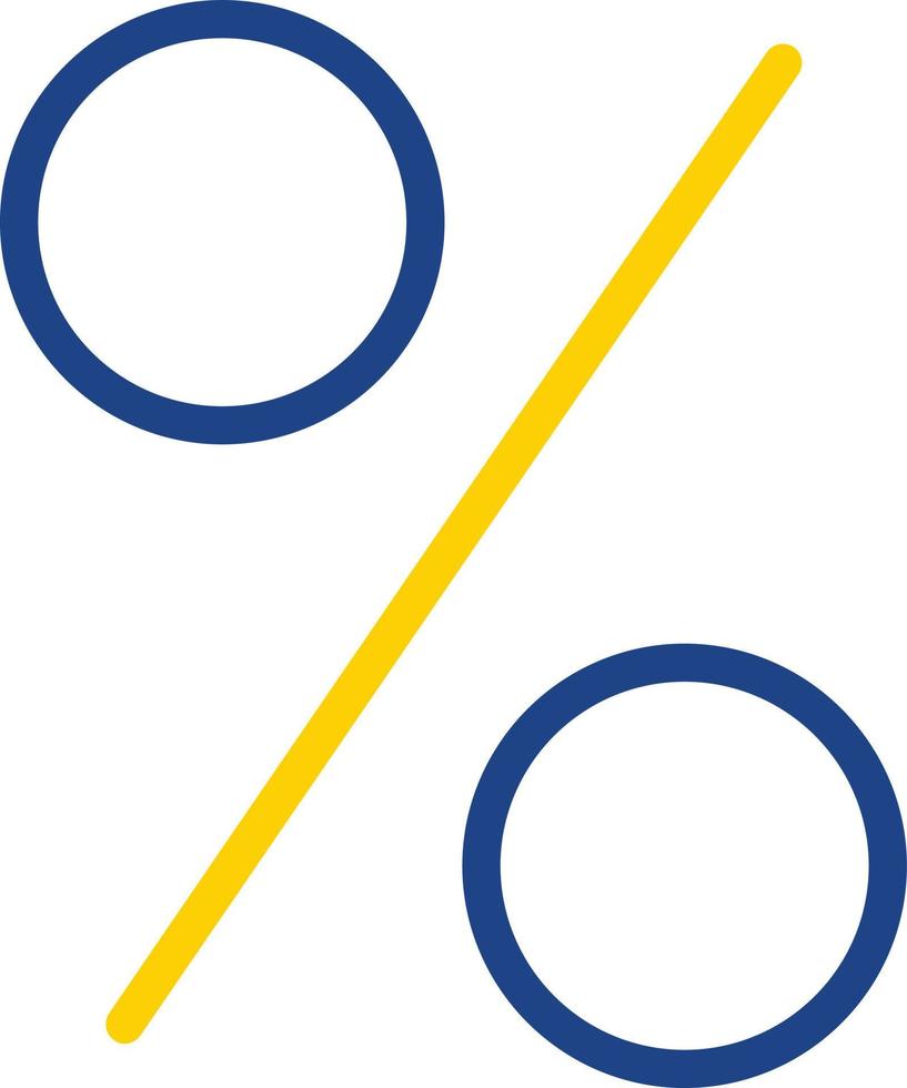 Percent Vector Icon Design
