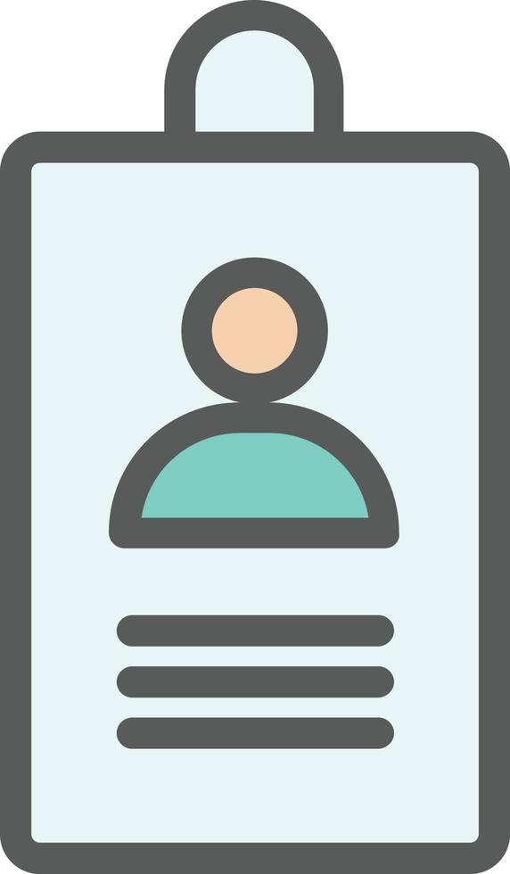Id Card Vector Icon Design