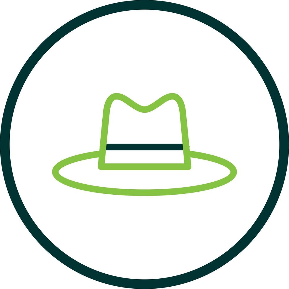 Hat Cowboy Side Vector Icon Design