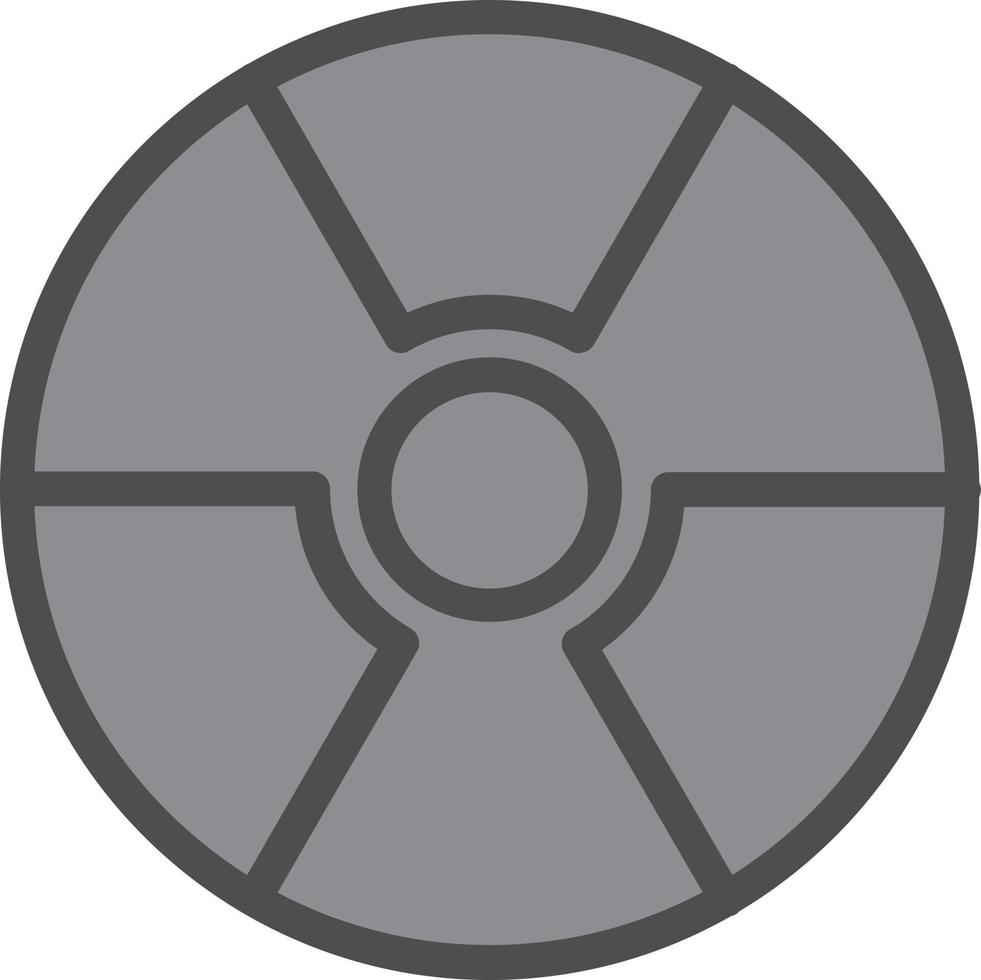 Radiation Alt Vector Icon Design