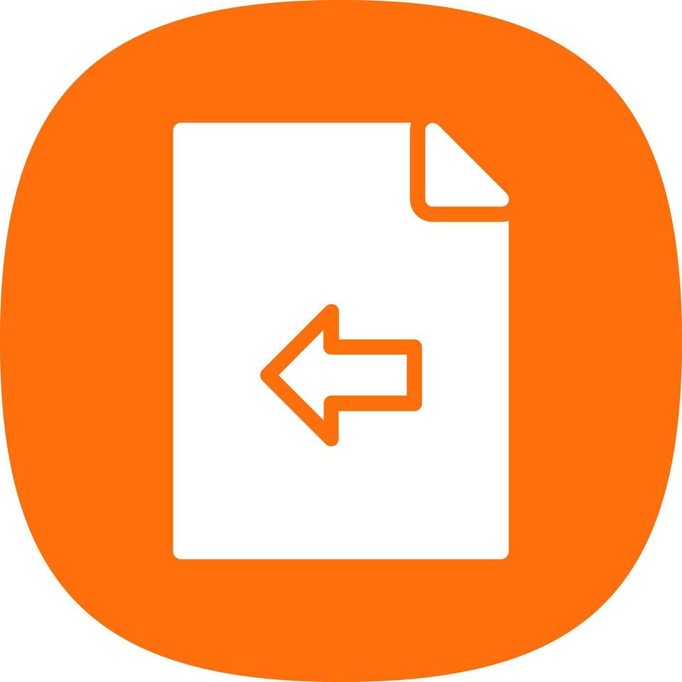 File Import Vector Icon Design