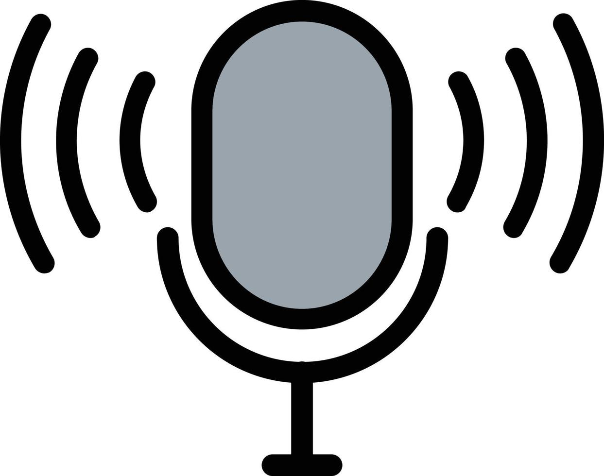 Podcast Vector Icon Design