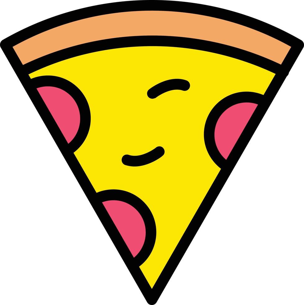 Pizza Slice Vector Icon Design