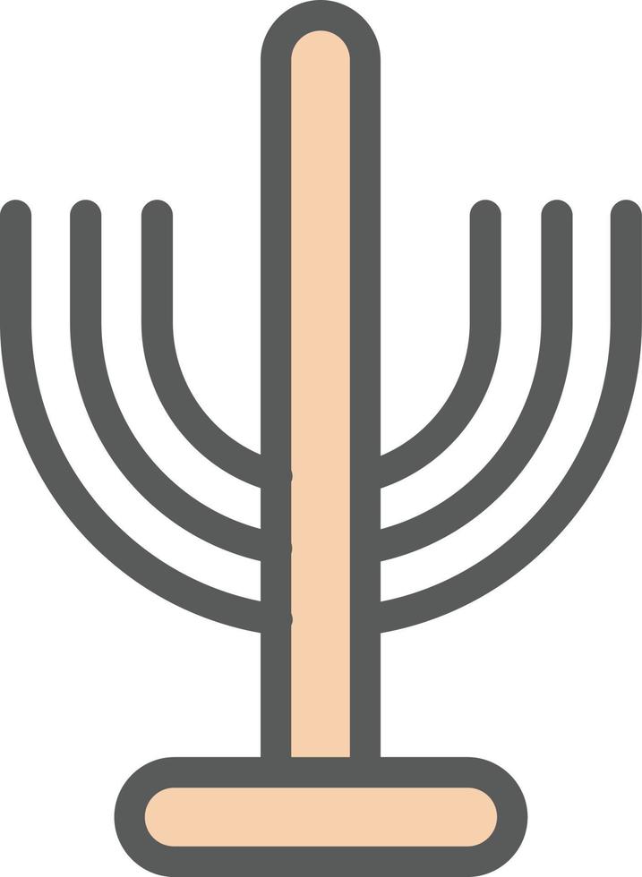 Menorah Vector Icon Design