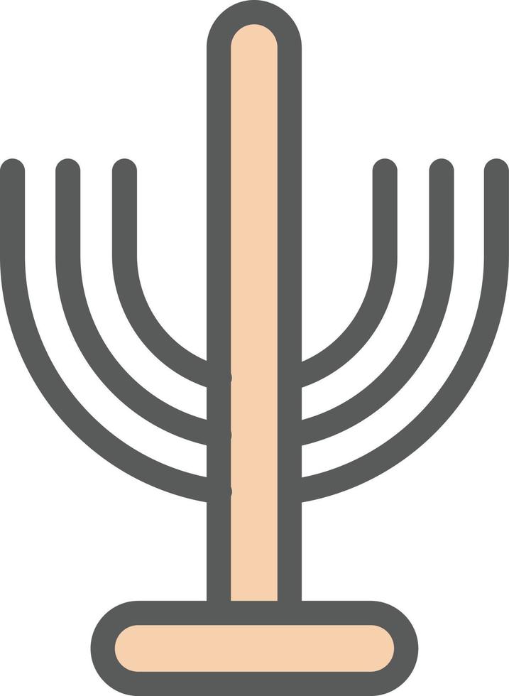 Menorah Vector Icon Design