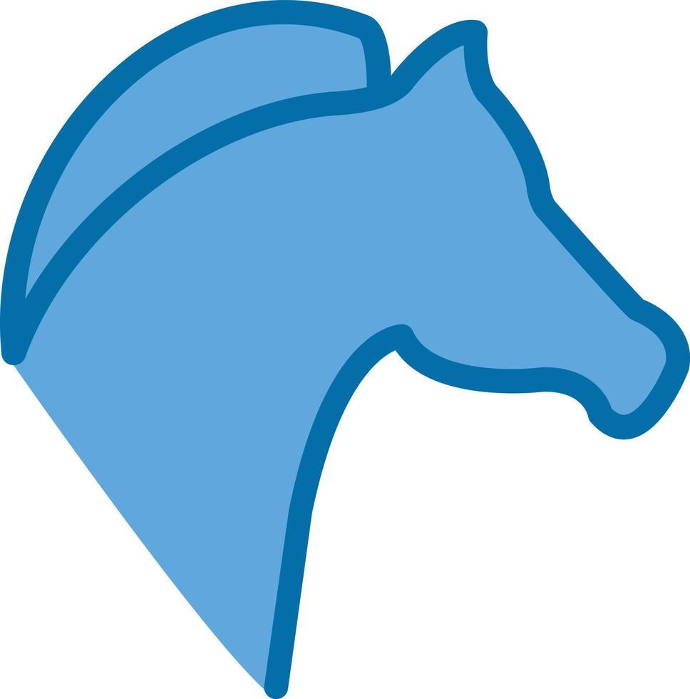 Horse Head Vector Icon Design