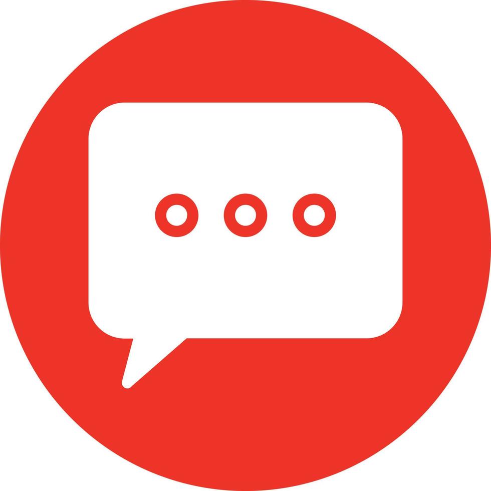 Comment Dots Vector Icon Design