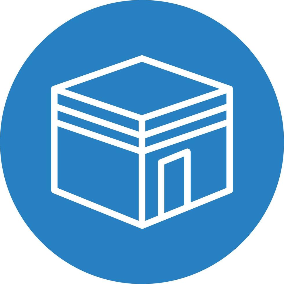 Kaaba Vector Icon Design