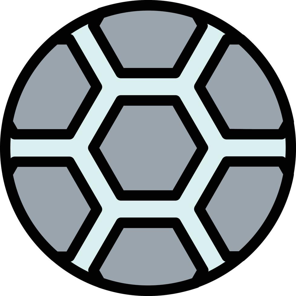 diseño de icono de vector de pelota de fútbol