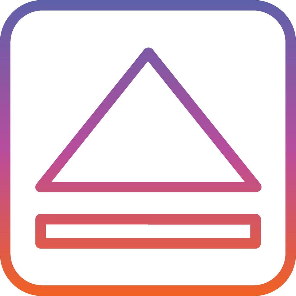 Eject Vector Icon Design