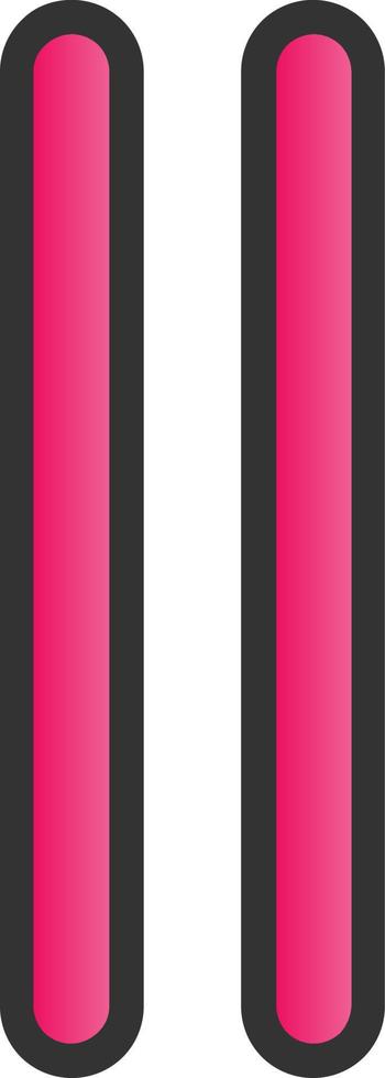 Grip Lines Vertical Vector Icon Design