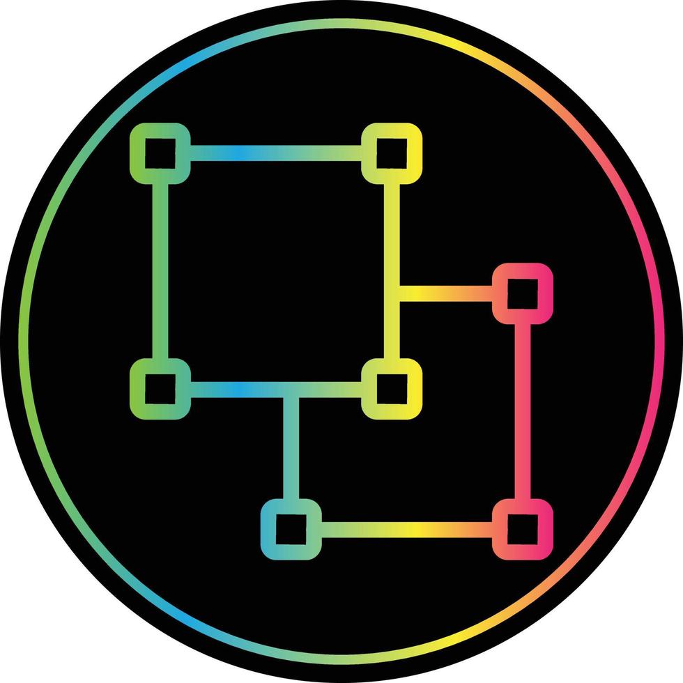 Object Ungroup Vector Icon Design