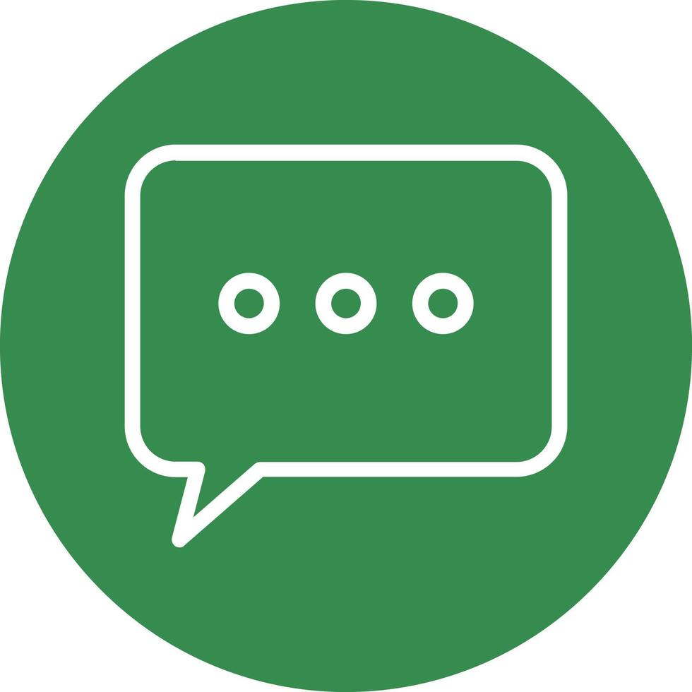 Comment Dots Vector Icon Design