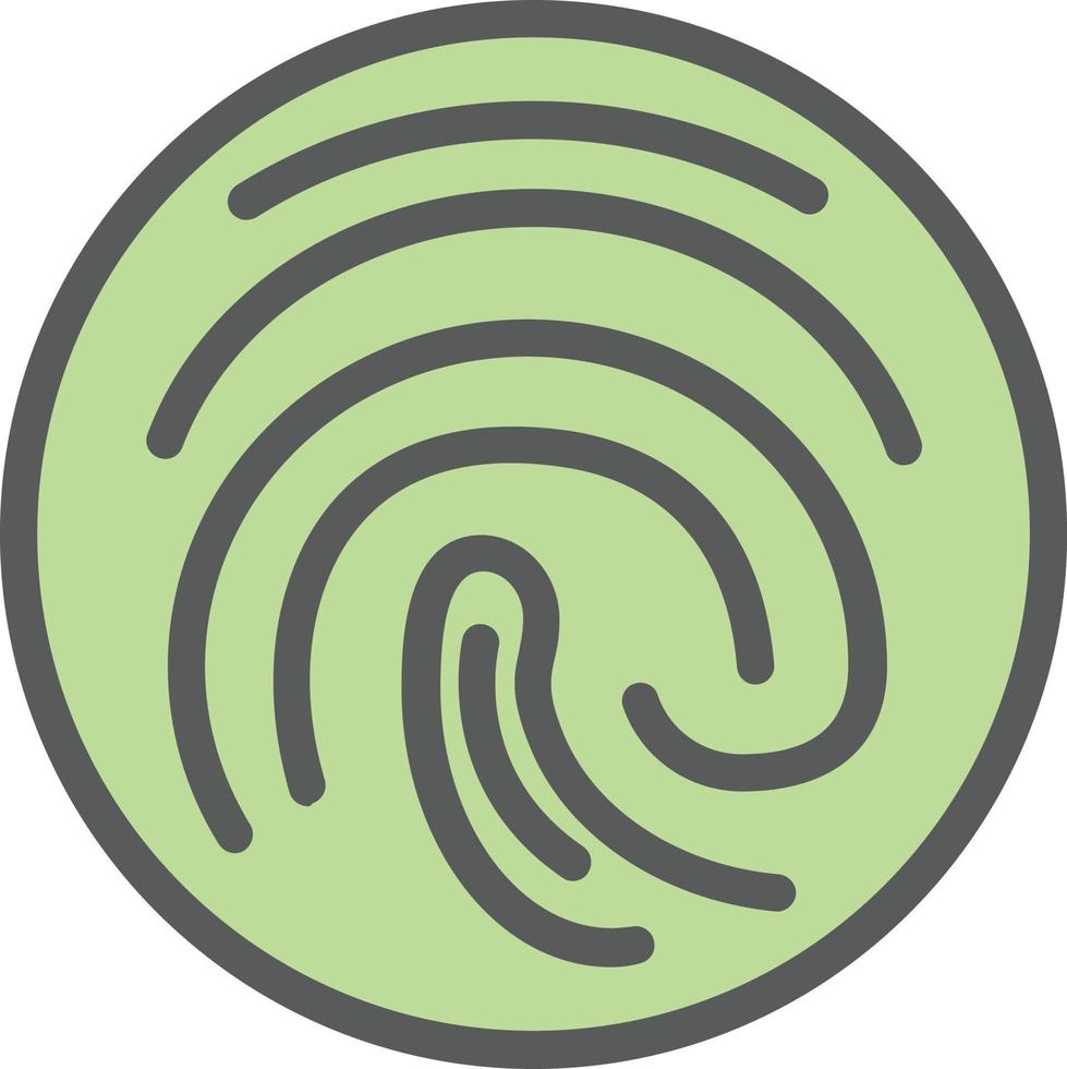 Fingerprint Vector Icon Design