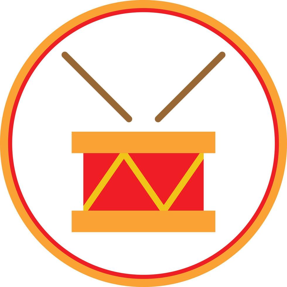 Drum Vector Icon Design