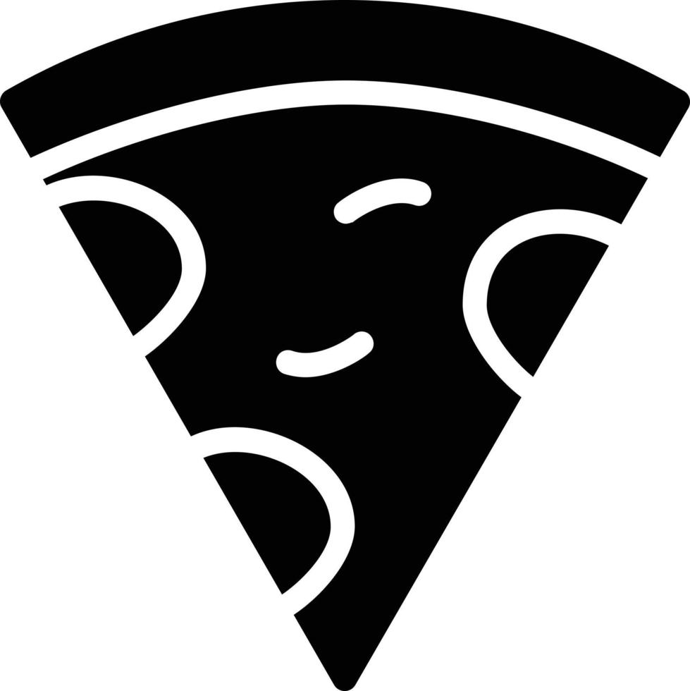 Pizza Slice Vector Icon Design