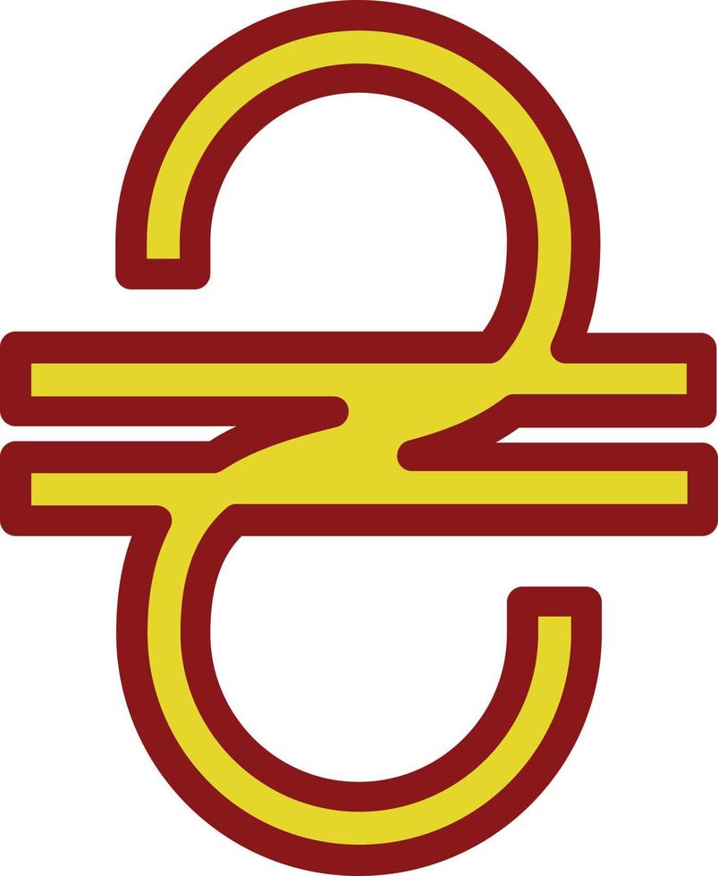 Hryvnia Vector Icon Design