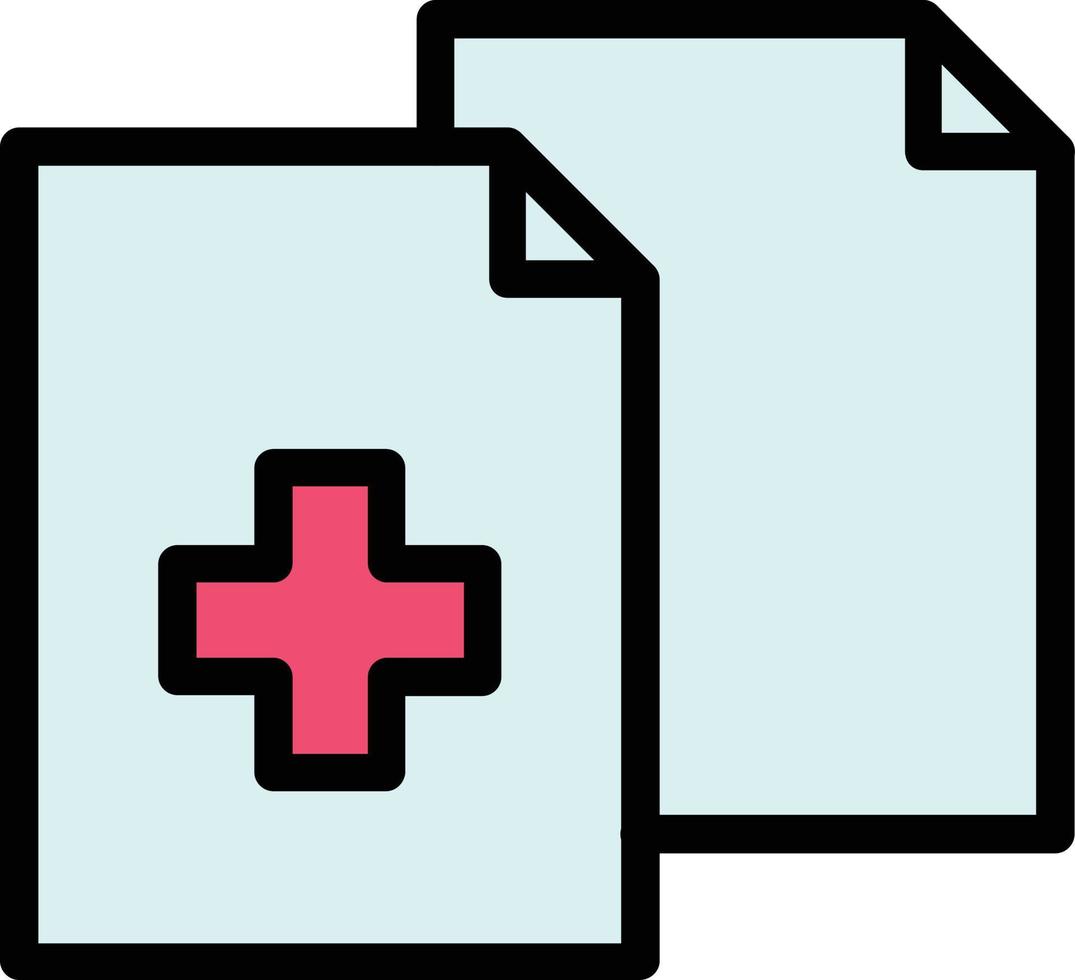 archivo médico alt vector icono diseño