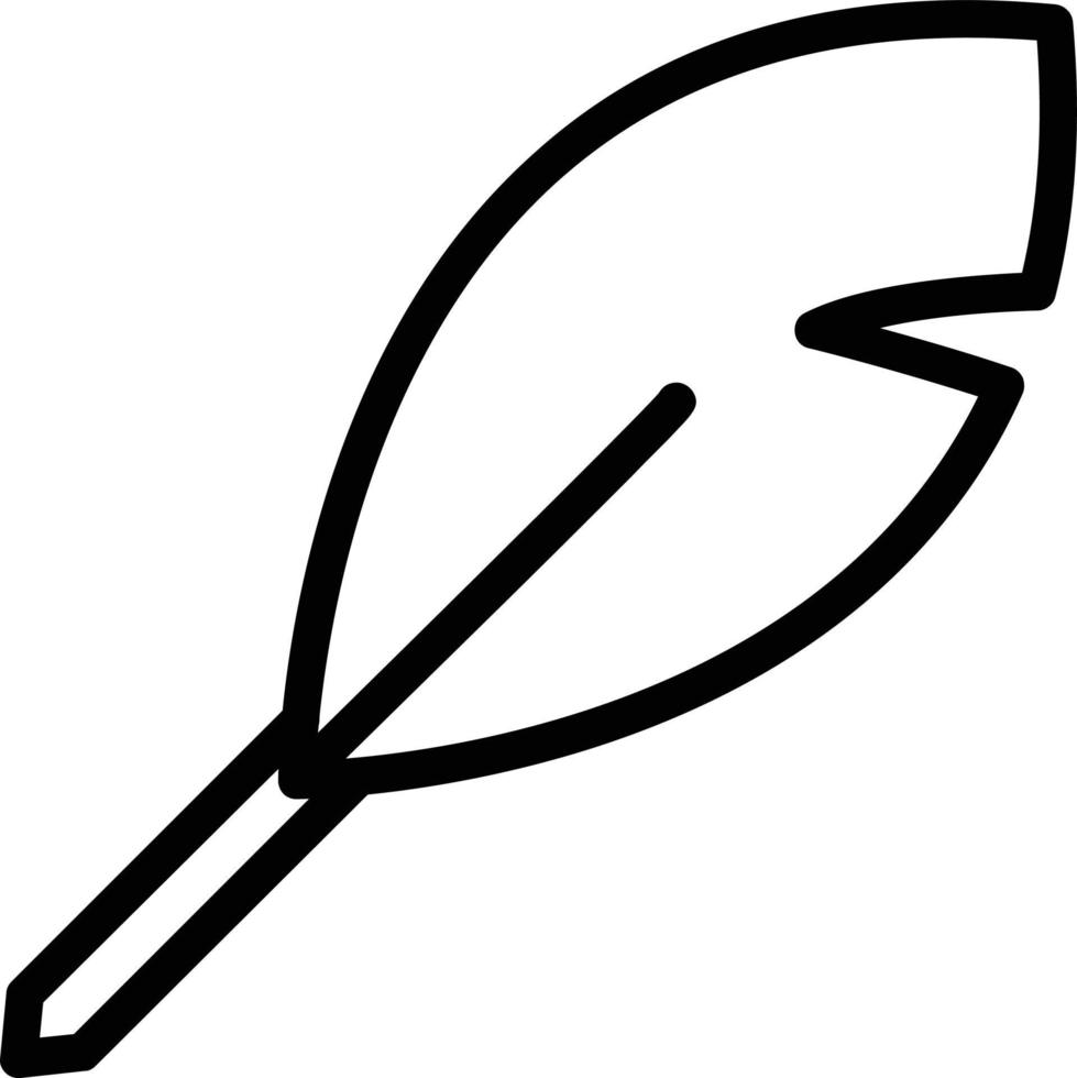 Feather Vector Icon Design