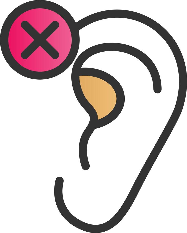 Deaf Vector Icon Design