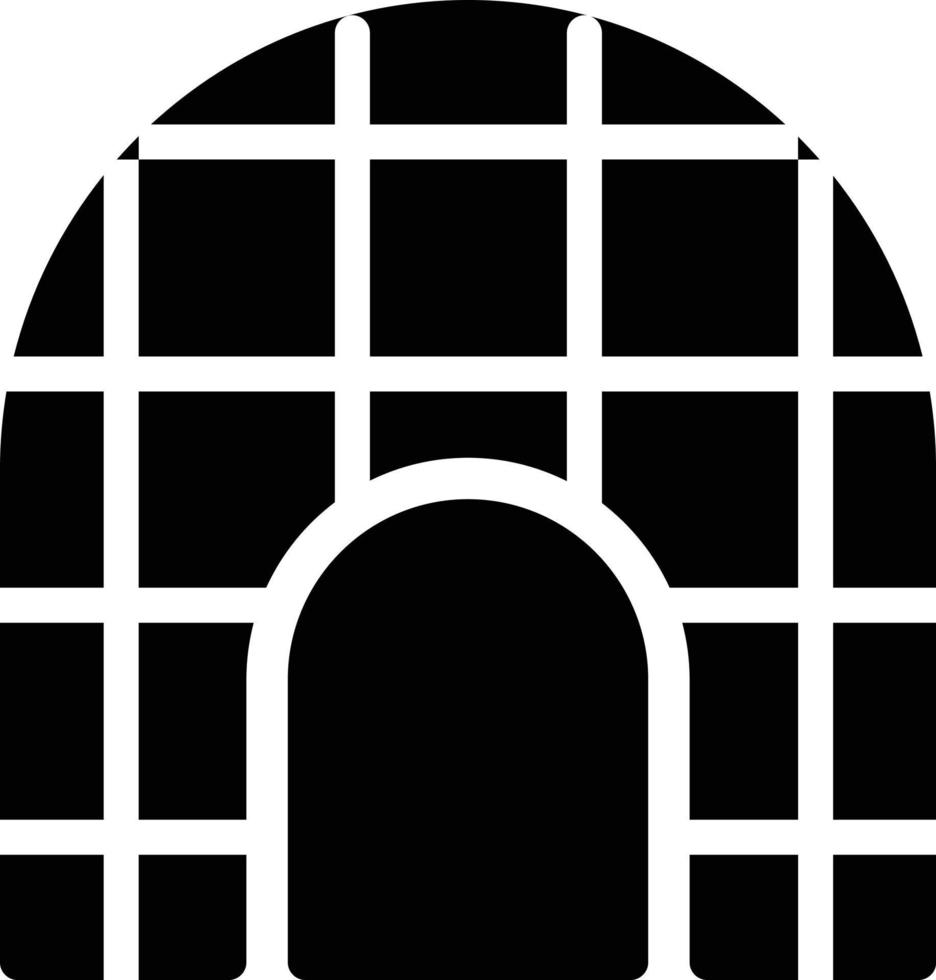 Igloo Vector Icon Design