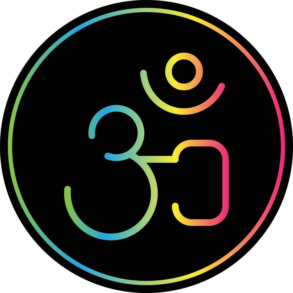 Om Vector Icon Design