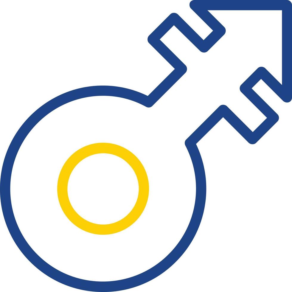 Mars Stroke Vector Icon Design