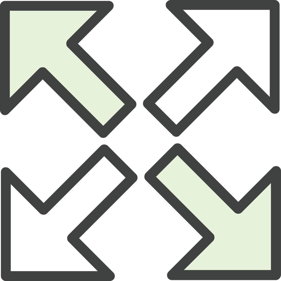 Expand Arrows Alt Vector Icon Design