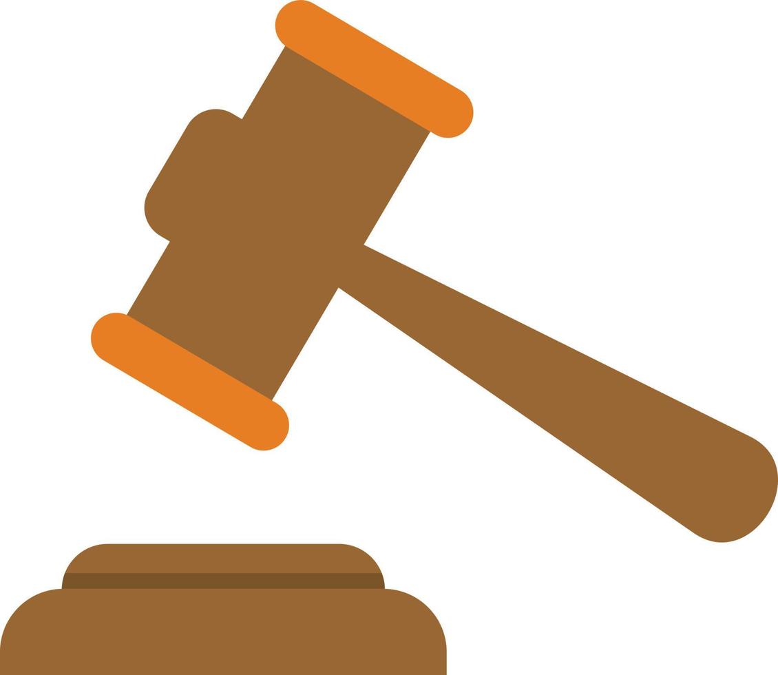 Gavel Vector Icon Design