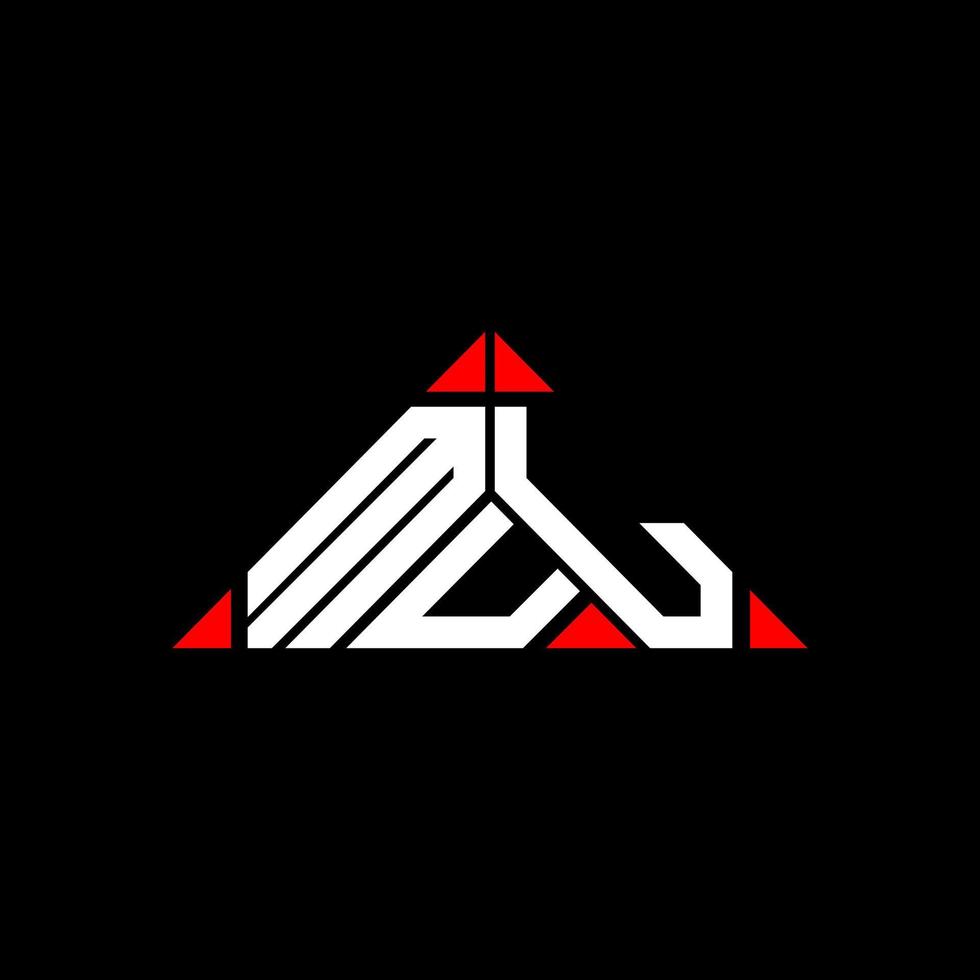 MUL letter logo creative design with vector graphic, MUL simple and modern logo.