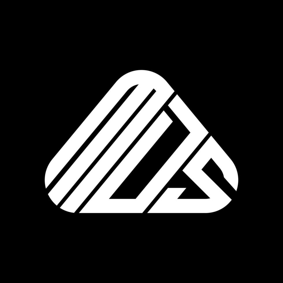 diseño creativo del logotipo de la letra mds con gráfico vectorial, logotipo simple y moderno de mds. vector