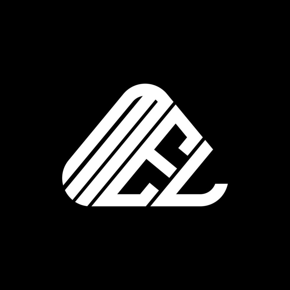 MEL letter logo creative design with vector graphic, MEL simple and modern logo.