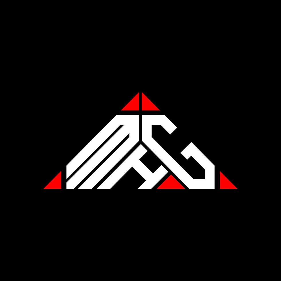 MHG letter logo creative design with vector graphic, MHG simple and modern logo.