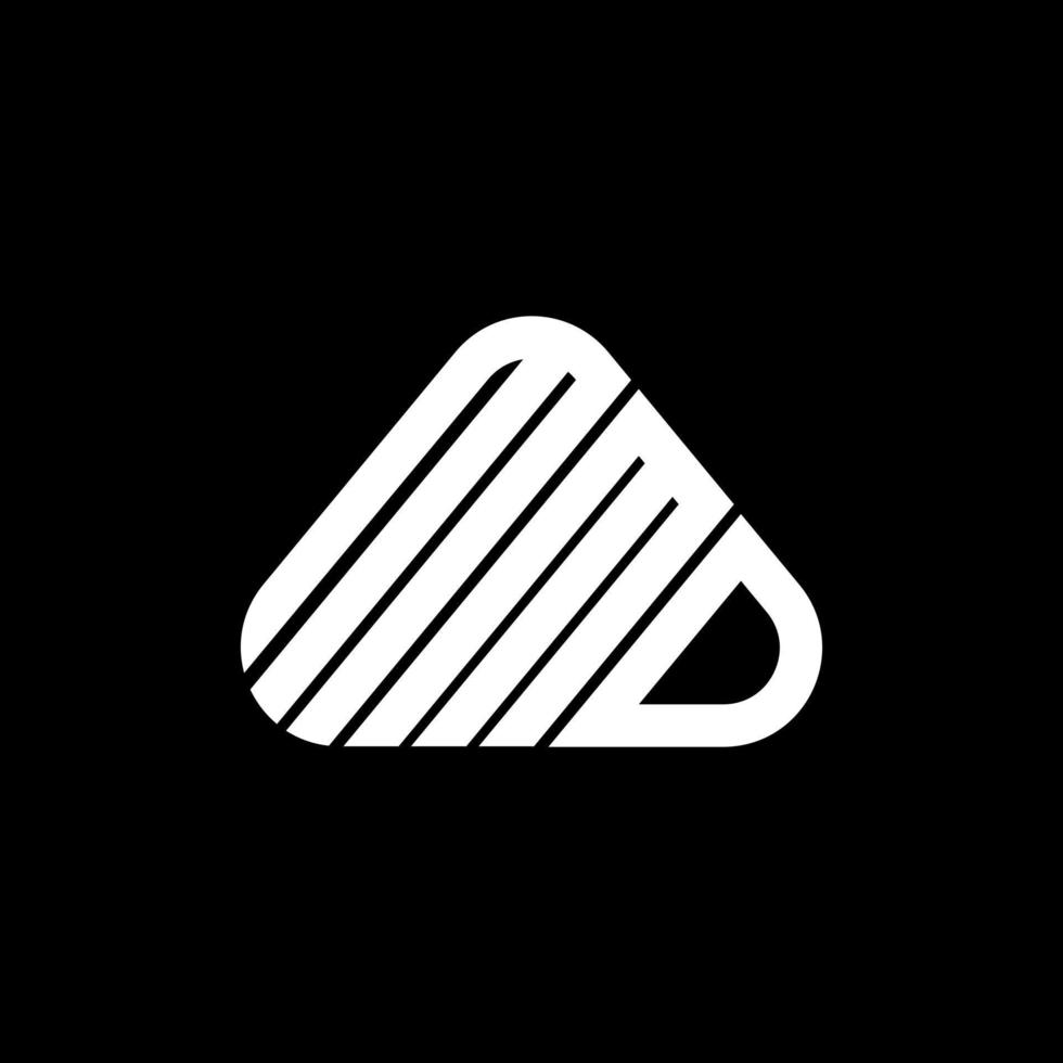 MMD letter logo creative design with vector graphic, MMD simple and modern logo.