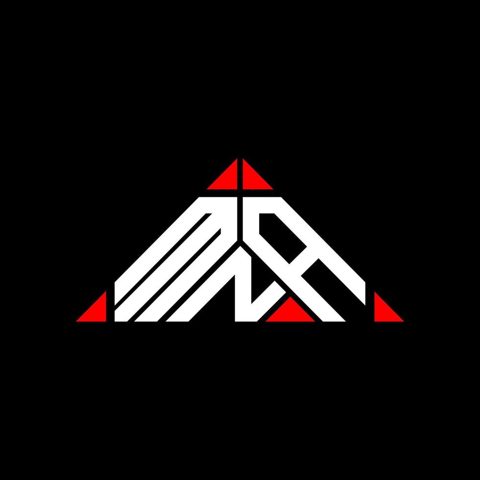 MNA letter logo creative design with vector graphic, MNA simple and modern logo.