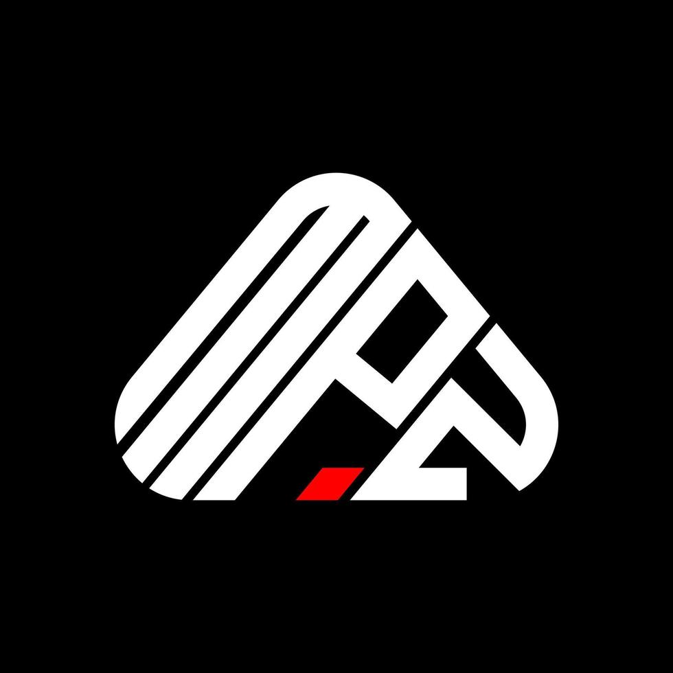 Diseño creativo del logotipo de letra mpz con gráfico vectorial, logotipo simple y moderno de mpz. vector