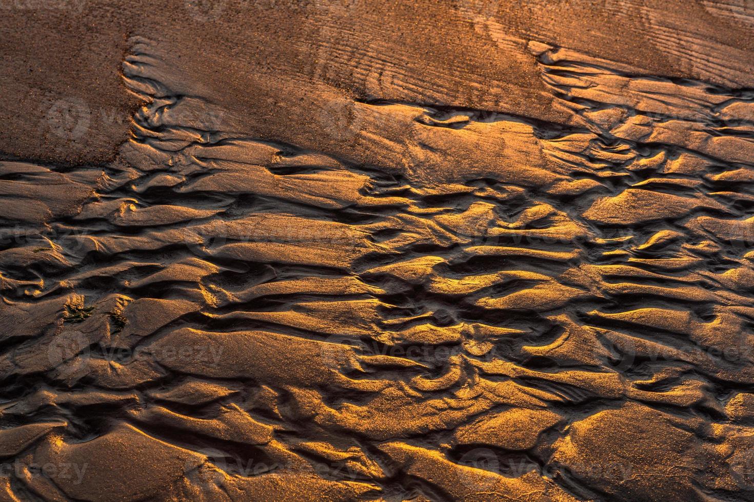 Patterns in The Beach Sand photo