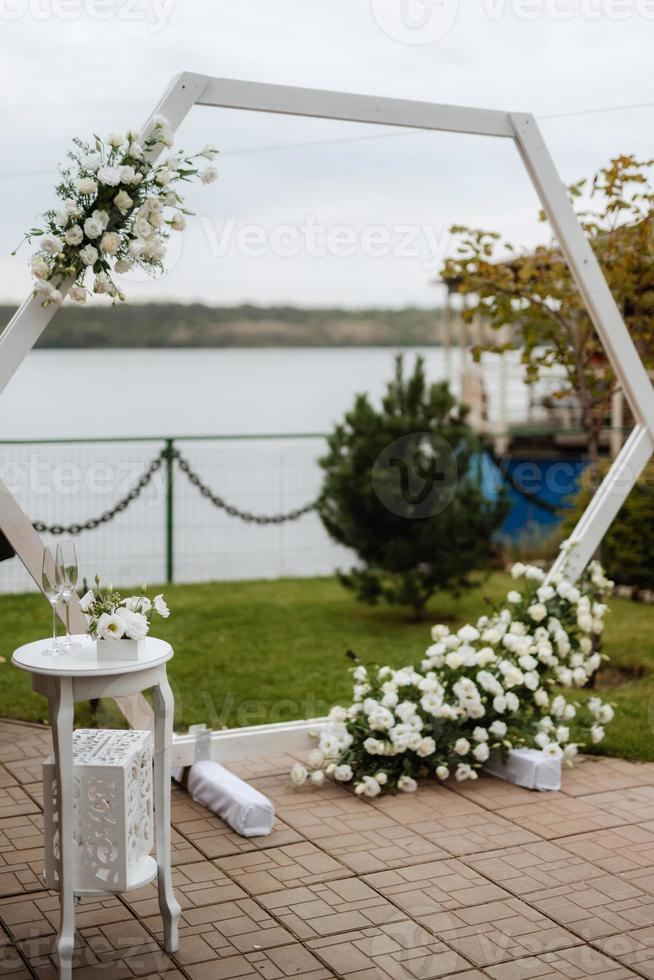 wedding ceremony area photo